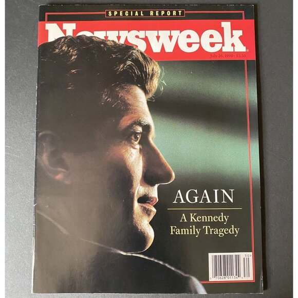 John F Kennedy Jr Newsweek Magazine July 26 Special A Family Tragedy 1999 NOS - Picture 1 of 12